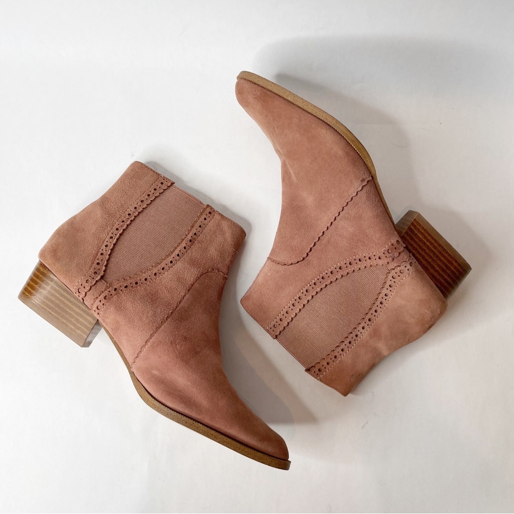 Joe's Jeans Tan Ankle Boots Sleek Design
